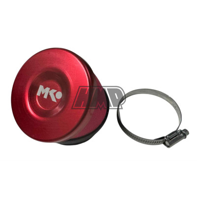 Filtro ar 50 mm esponja / vermelho (OKO POLINI PWK KEIHIN) - METRAKIT